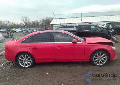 2013 Audi A4 2.0T Premium z USA, uszkodzony, nr VIN WAUFFAFL5DN028947